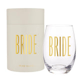 Bride Stemless Wine Glass